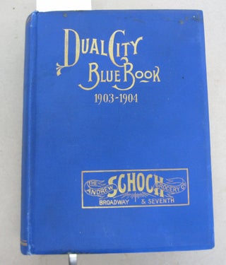Item #65066 Dual City Blue Book ( Householders' Directory); 1903-1904
