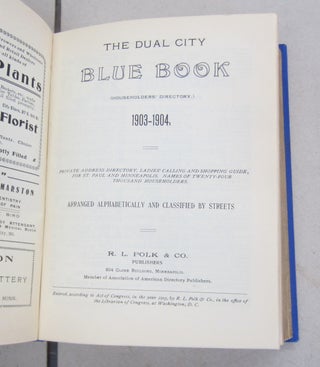 Dual City Blue Book ( Householders' Directory); 1903-1904