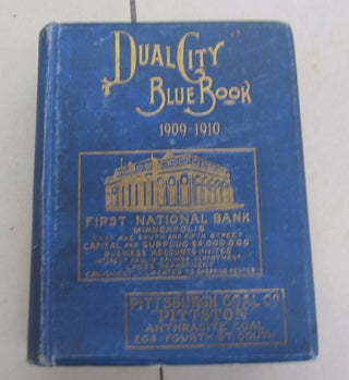 Item #65068 Dual City Blue Book ( Householders' Directory); 1909-1910