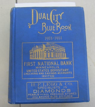 Item #65069 Dual City Blue Book ( Householders' Directory); 1913-1914. Vol. XV