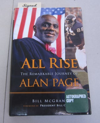 Item #65296 All Rise The Remarkable Journey of Alan Page. Bill McGrane