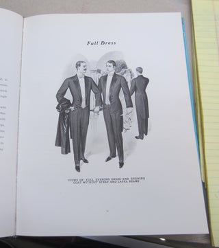 The Blue Book of Men's Tailoring; Theatrical Costumemaker's Pattern Book for Edwardian Men's Costumes