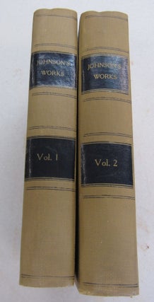 The Works of Samuel Johnson. LL. D With an Essay on his Life and Genius, by Arthur Murphy 2 volume set.