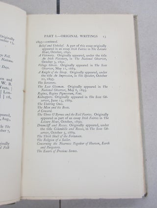 A Bibliography of the Writings of William Butler Yeats.
