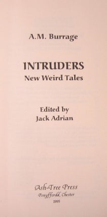 Intruders New Weird Tales.