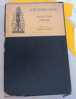 Item #66387 Selected Poems of Algernon Charles Swinburne. Algernon Charles Swinburne