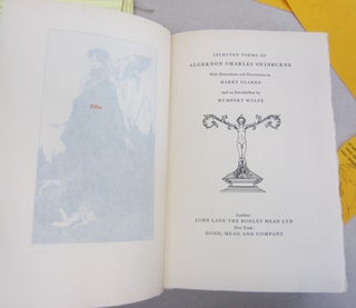 Selected Poems of Algernon Charles Swinburne.