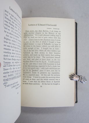 Edward Fitzgerald and Bernard Barton; Letters written by FitzGerald 1839-1856