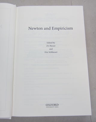 Newton and Empiricism.