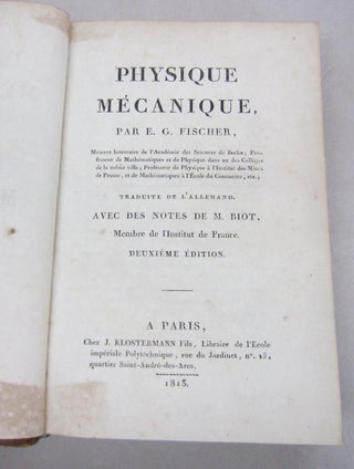 Physique Mécanique.