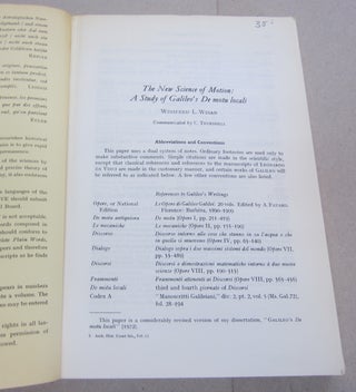 Archive for History of Exact Sciences Volume 13, Number 2 / 3.