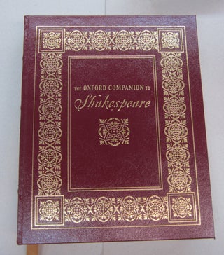 Item #67497 The Oxford Companion to Shakespeare. Michael Dobson, Stanley Wells