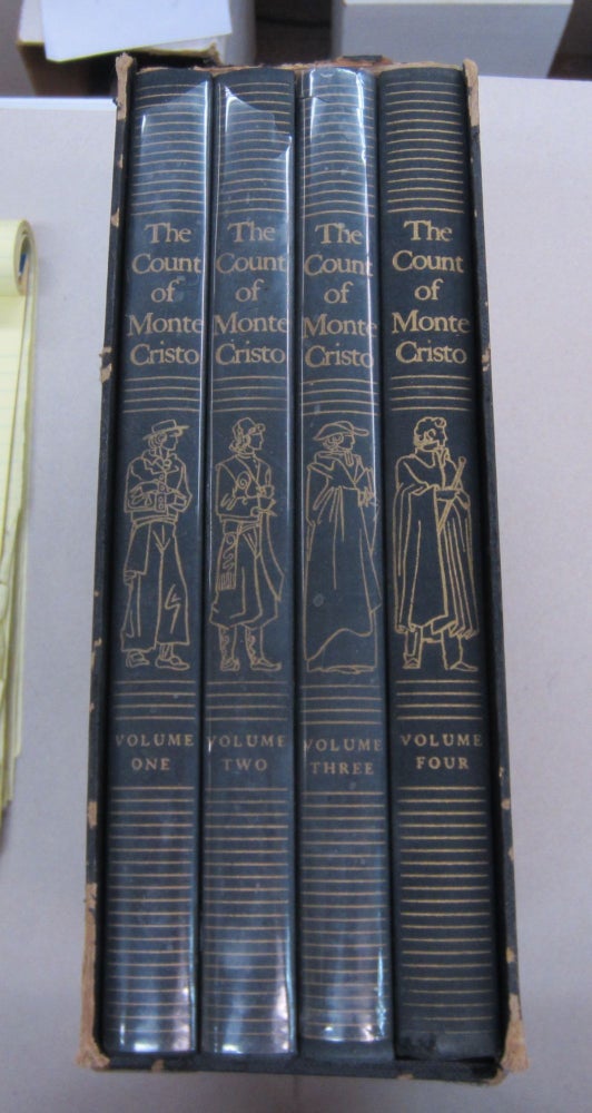 Item #67806 The Count of Monte Cristo in four volumes. Alexandre Dumas, André Maurois, introduction.