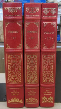 Item #68215 The Major Works of Sigmund Freud in three volumes. Sigmund Freud