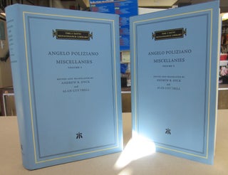 Item #68439 Angelo Poliziano Miscellanies Volumes I and II, 2 volume set. Angelo Poliziano,...