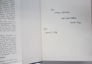 The Letters of James Agee to Father Flye.