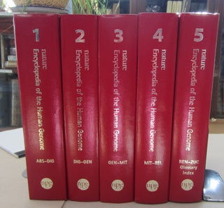 Item #68790 Nature Encyclopedia of the Human Genome 5 volume set. David N. Cooper, ed