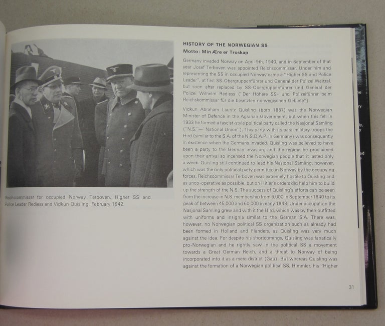 Item #68819 Uniforms of the SS Volume 2: Germanische-SS 1940-45. Hugh Page Taylor.