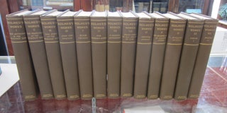 Item #69729 Oliver Wendell Holme's Work 13 volume set. Oliver Wendell Holmes