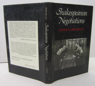 Item #70092 Shakespearean Negotiations; The Circulation of Social Energy in Renaissance England....