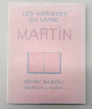 Item #70104 Les Artistes Du Livre Martin
