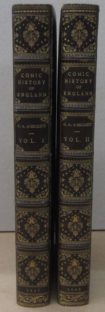 Item #70348 The Comic History of England in two volumes. Gilbert Abbott A'Beckett, John Leech.