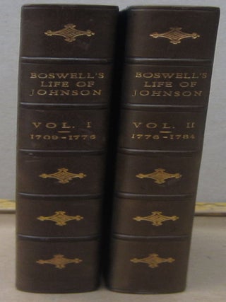 Item #70394 The Life of Samuel Johnson in Two volumes. James Boswell