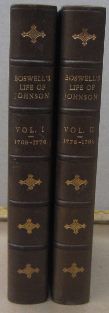 Item #70394 The Life of Samuel Johnson in Two volumes. James Boswell.