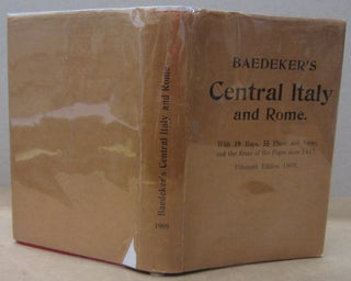 Item #70432 Baedeker's Central Italy and Rome; Handbook for Travellers. Karl Baedeker