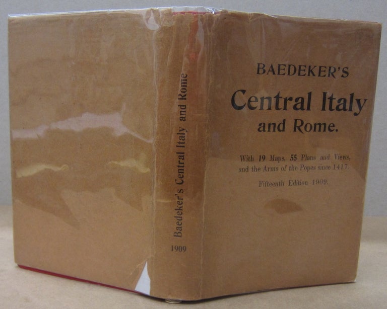 Item #70432 Baedeker's Central Italy and Rome; Handbook for Travellers. Karl Baedeker.