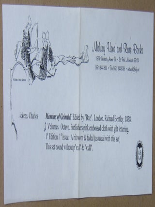 Memoirs of Joseph Grimaldi in two volumes.