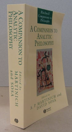 Item #70824 Companion to Analytic Philosophy (Blackwell Companions to Philosophy). David Sosa A...
