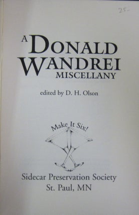 A Donald Wandrei Miscellany.