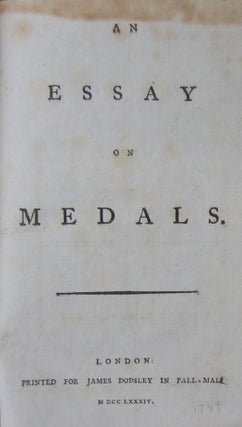 An Essay on Medals.
