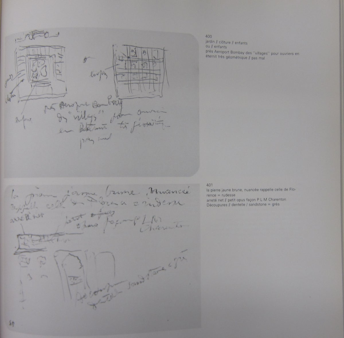 Le Corbusier Sketchbooks 2 1950-1954 | Françoise de Franclieu