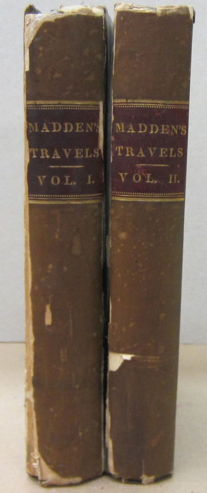 Item #71100 Travels in Turkey, Egypt, Nubia and Palestine in 1824, 1825, 1826, and 1827 in two volume. Richard Robert Madden.