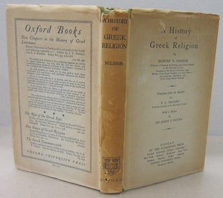 Item #71201 A History of Greek Religion. Martin P. Nilsson, a translation from the, F J. Fielden,...