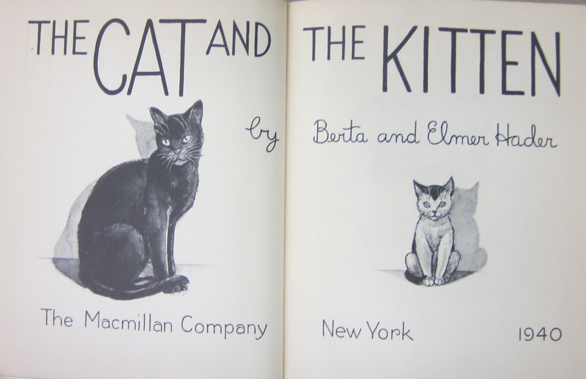 The Cat and the Kitten | Berta and Elmer Hader