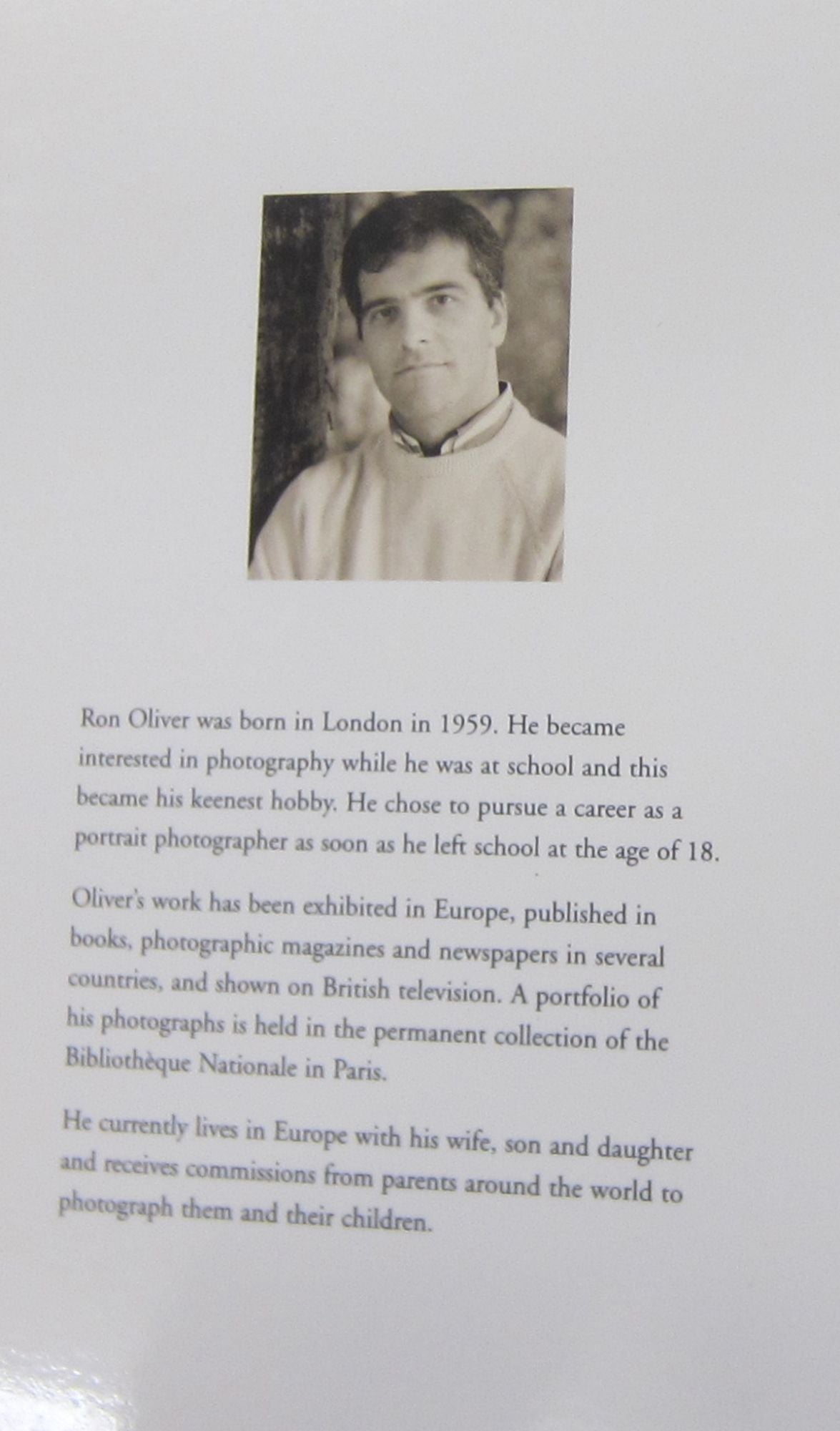 In the Eyes of a Child | Ron Oliver | First edition