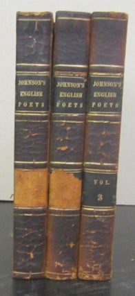 Item #71951 The Lives of the most Eminent English Poets; with Critical Observations on their...
