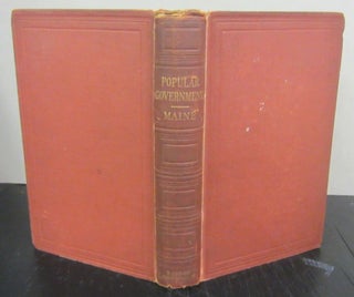 Item #72084 Popular Government Four Essays. Sir Henry Sumner Maine