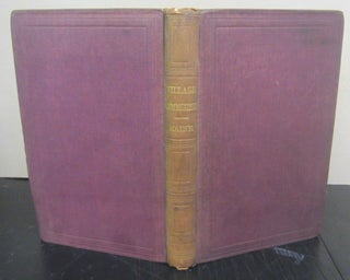 Item #72088 Village-Communities in the East and West.; Six Lectures Delivered at Oxford. Henry...