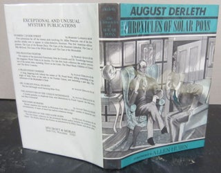 Item #72467 The Chronicles of Solar Pons. August Derleth, an intro of Allen Hubin