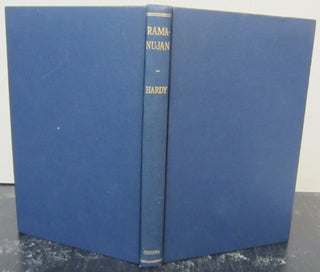 Item #73174 Ramanujan: Twelve Lectures on Subjects Suggested by his Lfie and Work. G. H. Hardy