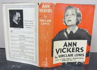 Item #73693 Ann Vickers. Sinclair Lewis