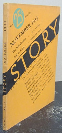 Item #73754 STORY Devoted Solely to the Short Story; November 1933 Vol. III, No. 16