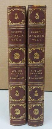 Item #74504 JOSEPH CONRAD Life and Letters. Two Volumes [SIGNED]. G. Jean-Aubry, Joseph Conrad