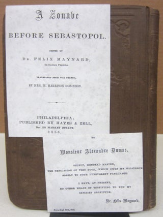 Recollections of a Zouave Before Sebastopol.