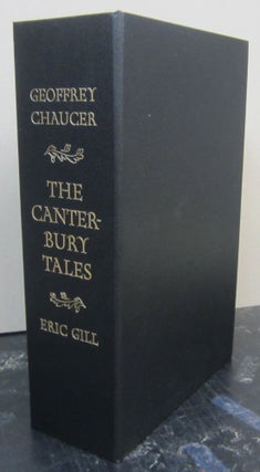 Item #75464 The Canterbury Tales illustrated by Eric Gill, Facsimile of The Golden Cockerel Press...