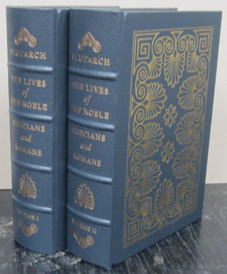 Item #75678 Plutarch's Lives of the Nobel Grecians and Romans [2 volume set]. Plutarch